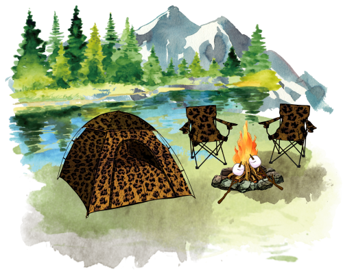 (228-07-1D) Tent Landscape
