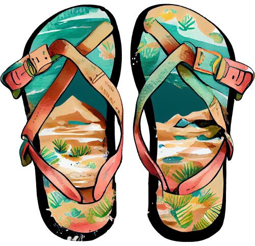 (228-07-1K) Sandals Landscape