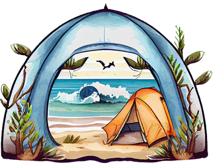 (228-07-1L) Tent Landscape