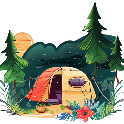 (228-07-1O) Tent Landscape