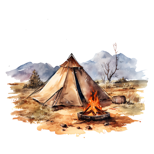 (228-07-1R) Tent Landscape