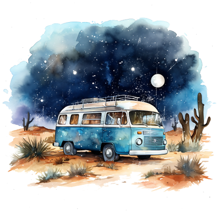 (228-07-1V) Camper Van Landscape