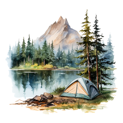 (228-07-2A) Tent Landscape