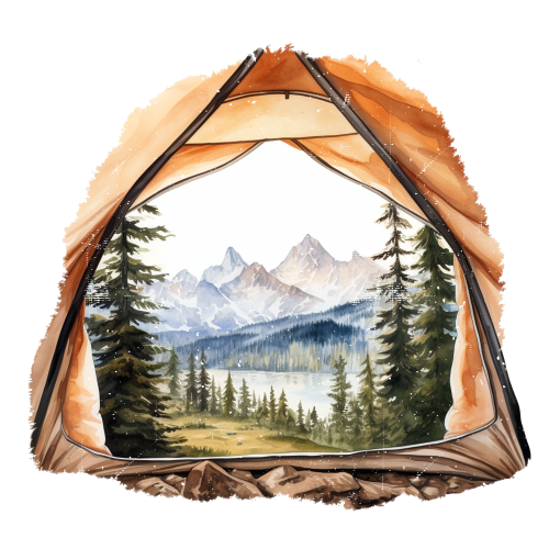 (228-07-2B) Tent  Landscape