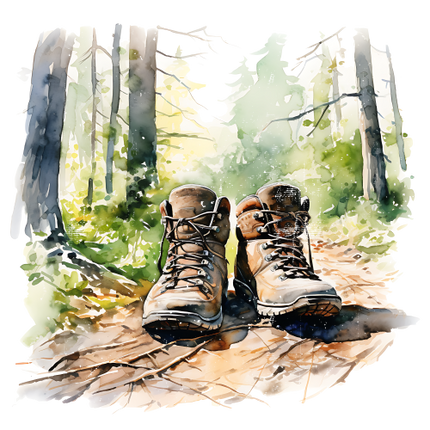 (228-07-2E) Hiking Boots Landscape