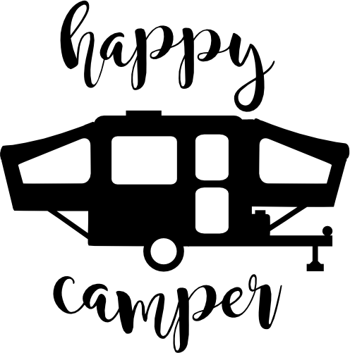 (228-06-E5) Tent Trailer Happy Camper