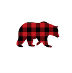 (s228-6O) Happy Camper Teepee Bear Campfire