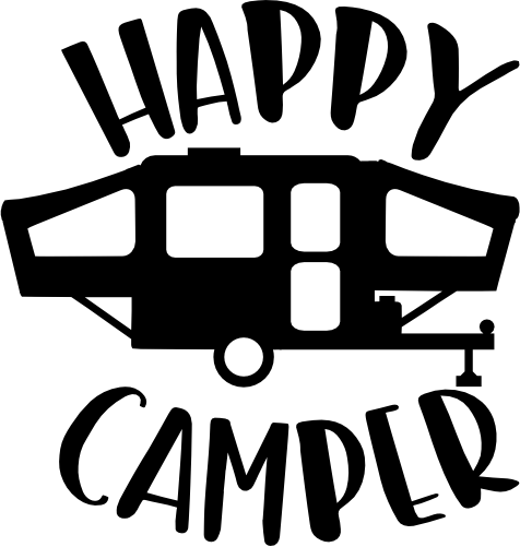 (228-06-M5) Tent Trailer Happy Camper