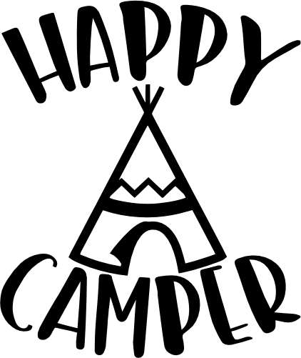 (228-06-M6) Teepee Happy Camper