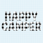 (s228-6P) Happy Camper Buffalo Plaid
