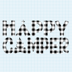 (s228-6P) Happy Camper Buffalo Plaid