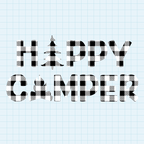 (s228-6P) Happy Camper Buffalo Plaid