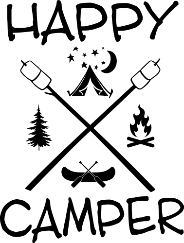 (228-06-R) Happy Camper