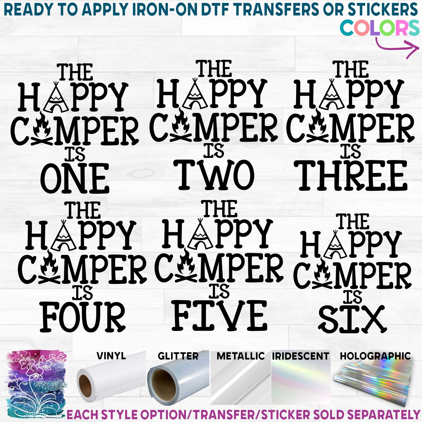 (s228-8) The Happy Camper is One, Two, Three, Any Age