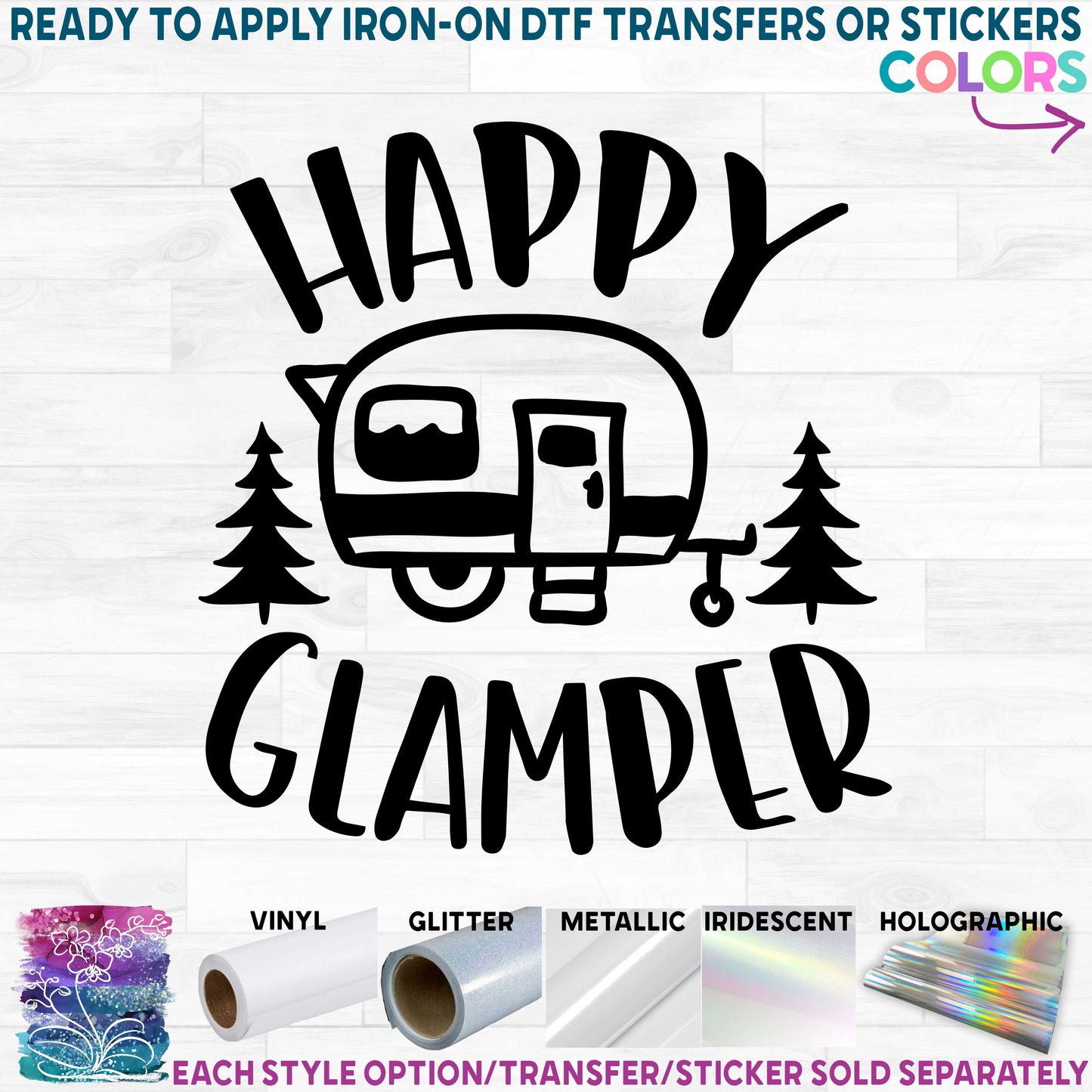 (s228-6G) Happy Camper,Happy Glamper