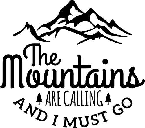 (228-09-1M) The Mountains are Calling and I Must Go, Tree, Cactus