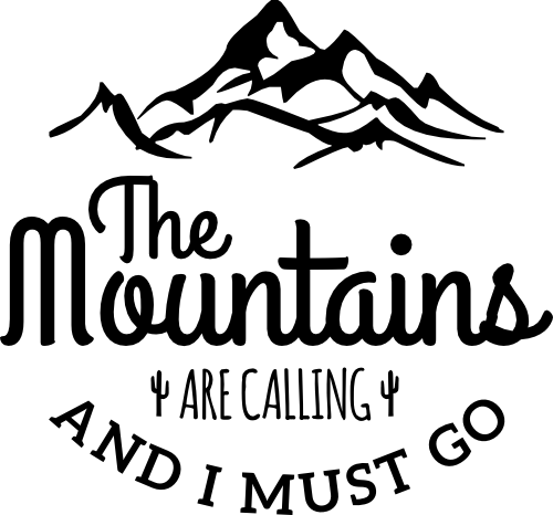 (228-09-1M) The Mountains are Calling and I Must Go, Tree, Cactus