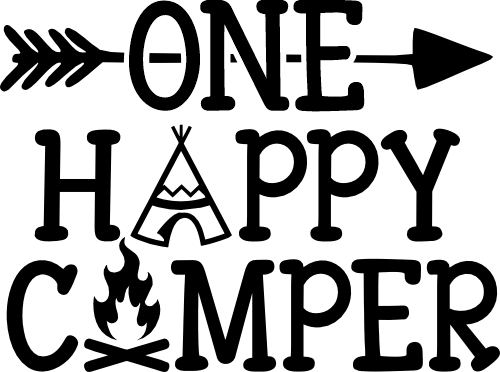 (228-08-A) One Happy Camper