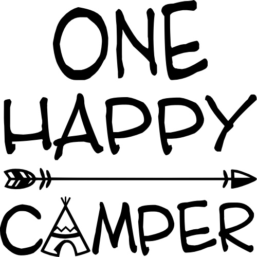 (228-06-V) One Happy Camper