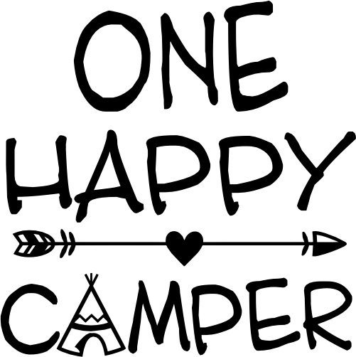 (228-06-V) One Happy Camper