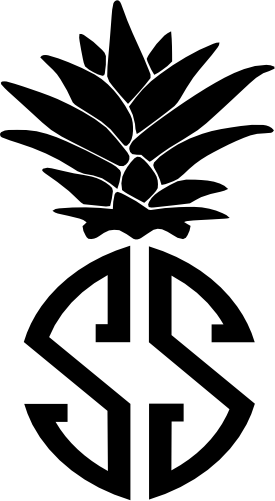 (230-02-A) Pineapple 2 Letter Monogram