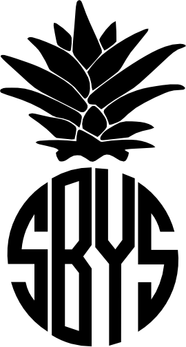 (230-02-A) Pineapple 4 Letter Monogram