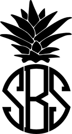 (s230-2A) Pineapple Monogram