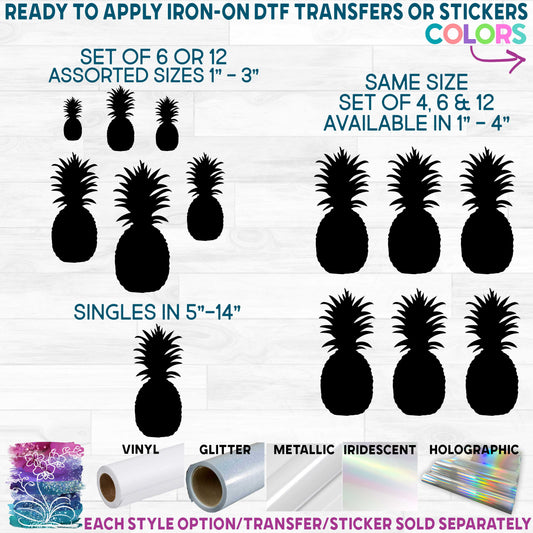 (s230-1-G) Pineapple Set or Single