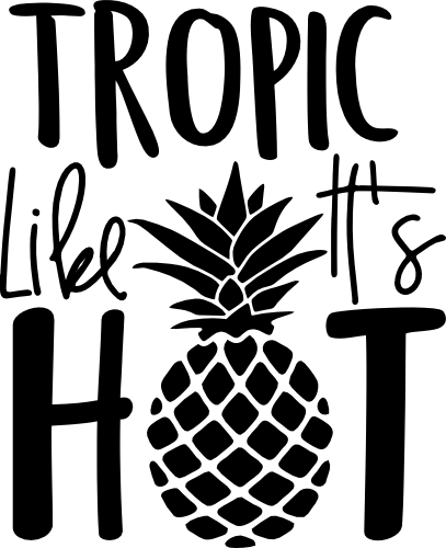 (s230-6B) Tropic Like It's Hot Pineapple