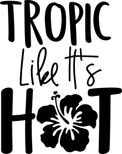 (230-06-C) Tropic Like It's Hot Hibiscus