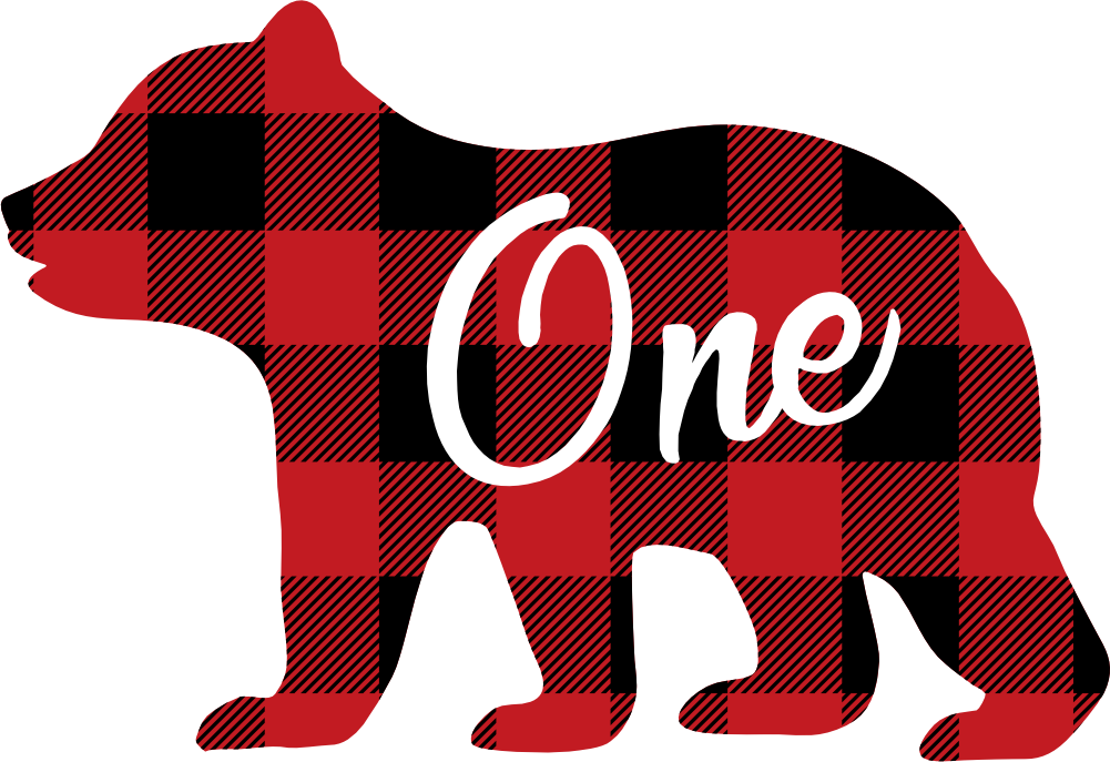 (s232-CC) One Bear Wild One Cub