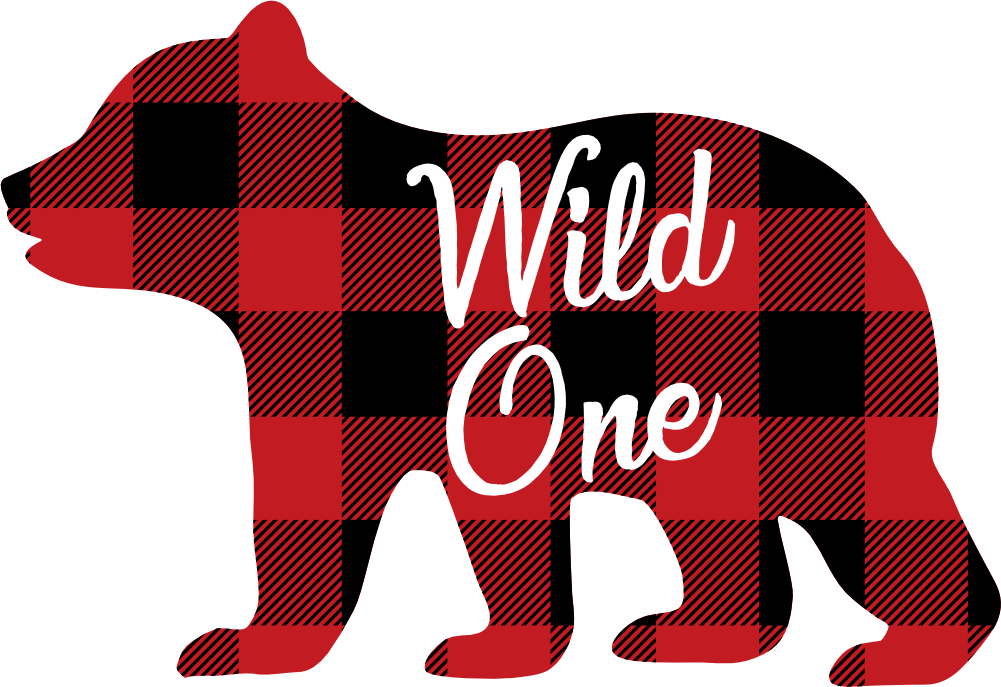(s232-CC) One Bear Wild One Cub