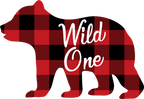(s232-CC) One Bear Wild One Cub