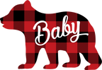 (s232-CC) Bear Cub Custom Text