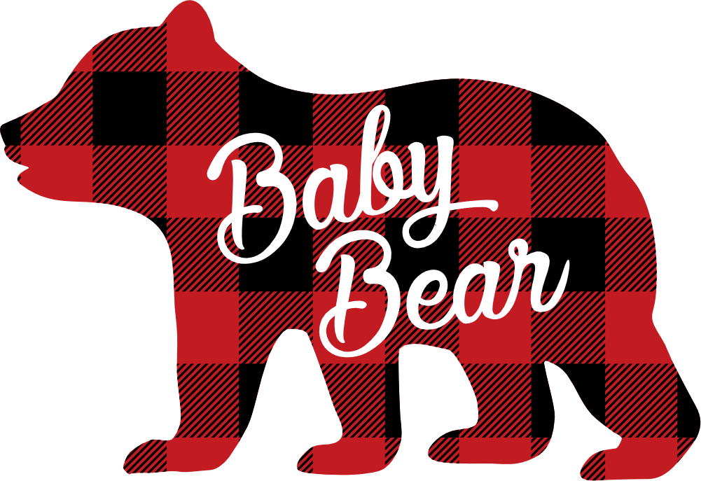 (s232-CC) Bear Cub Custom Text