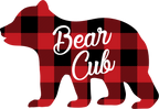 (s232-CC) Bear Cub Custom Text