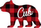 (s232-CC) Bear Cub Custom Text