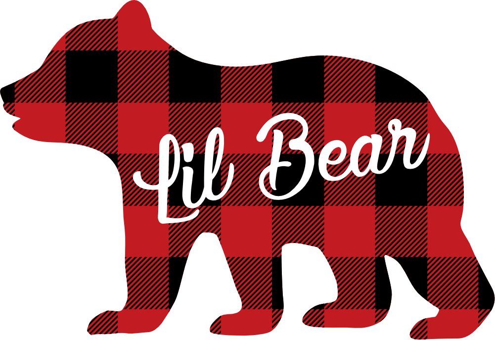 (s232-CC) Bear Cub Custom Text