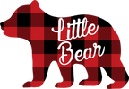 (s232-CC) Bear Cub Custom Text