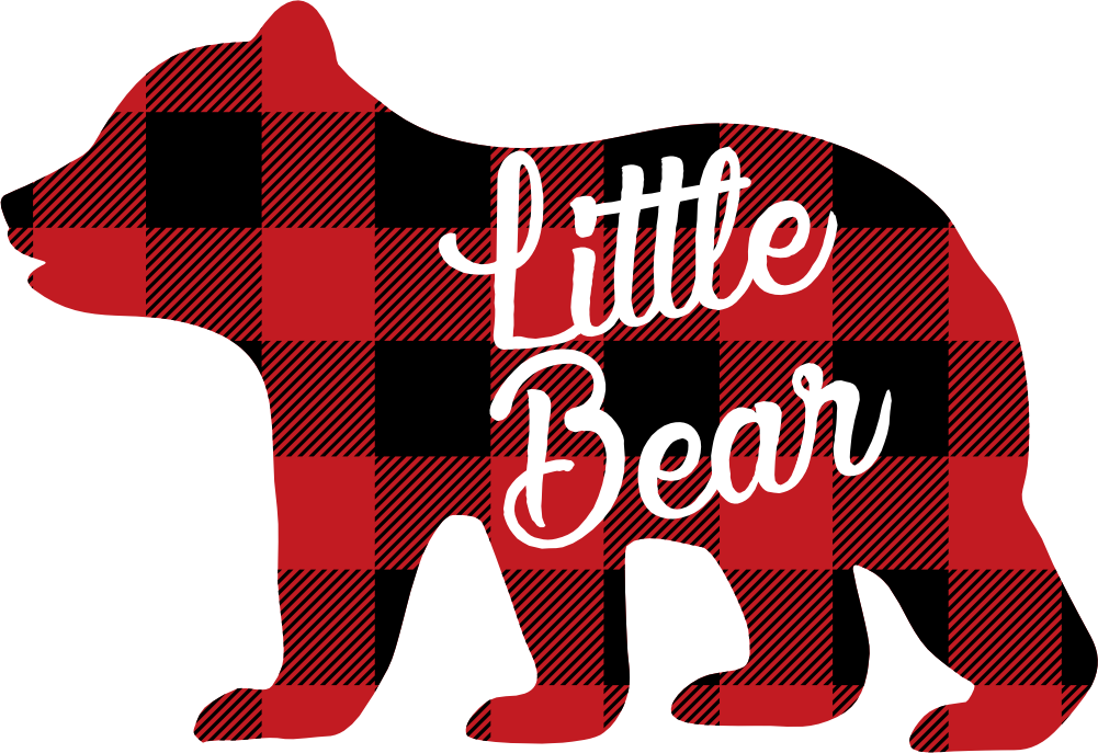 (s232-CC) Bear Cub Custom Text