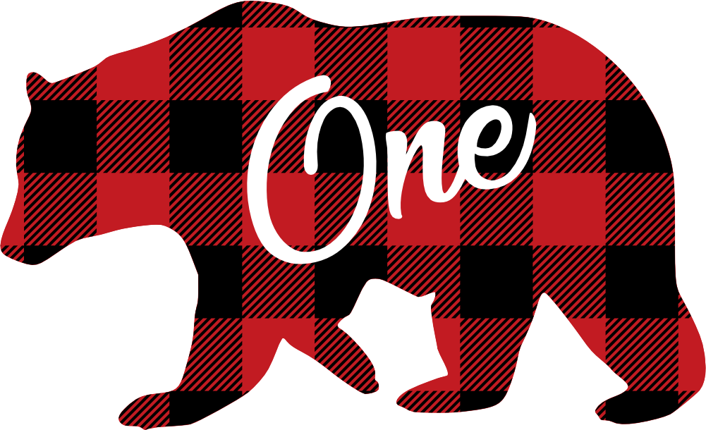 (s232-CC) One Bear Wild One Cub