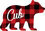 (s232-CC) Bear Cub Custom Text