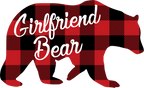 (s232-CC) Bear Family Custom Text Buffalo Plaid