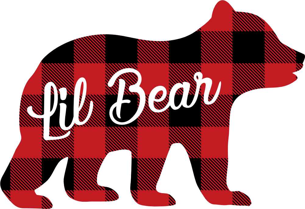 (s232-CC) Bear Cub Custom Text