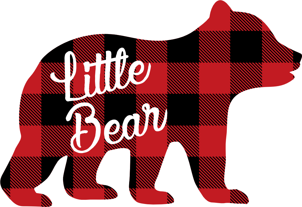 (s232-CC) Bear Cub Custom Text