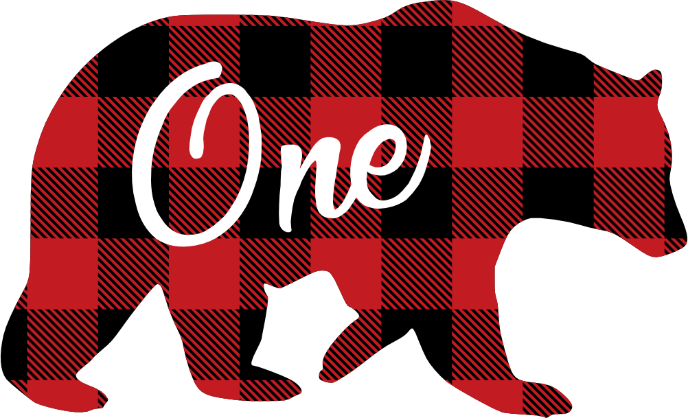 (s232-CC) One Bear Wild One Cub