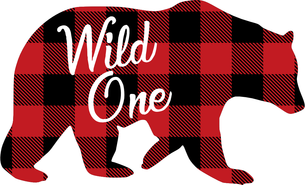(s232-CC) One Bear Wild One Cub