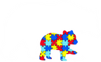 (s232-R1) Mama & Baby Bear Autism Puzzle