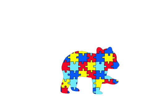 (s232-R1) Mama & Baby Bear Autism Puzzle