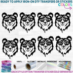 (s232-S2) Bear Head Sunglasses Mama Custom Text